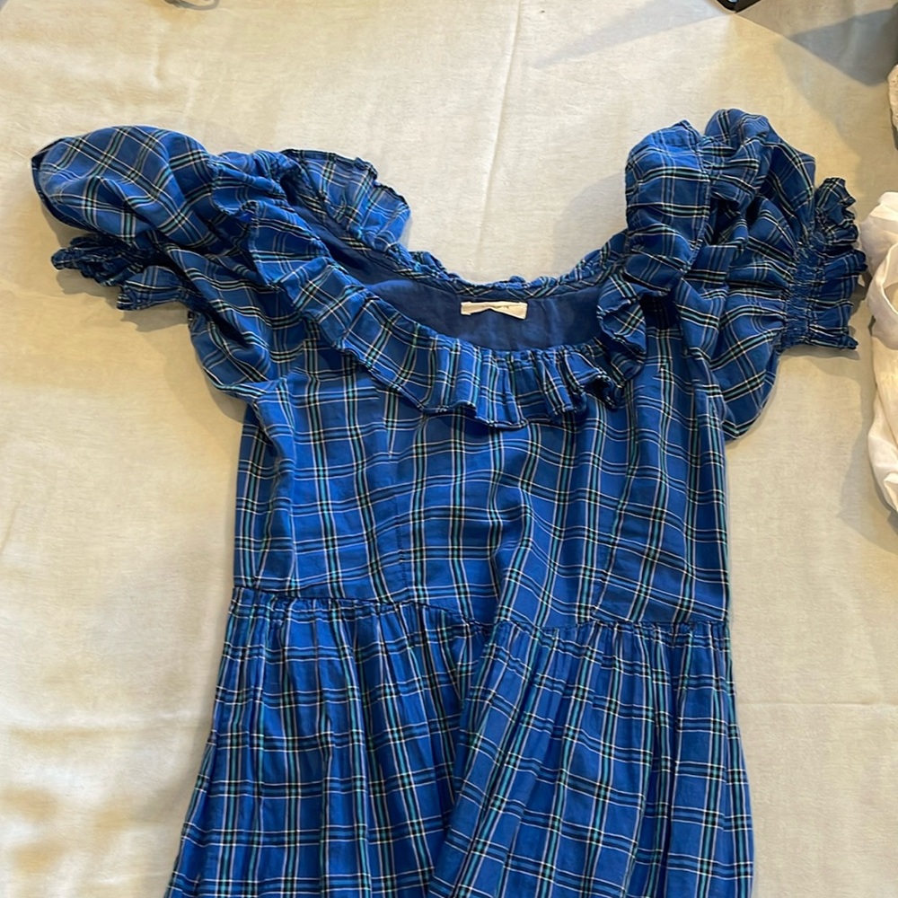 Doen Lupine Dress - park lane plaid
